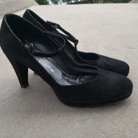 Scarpe décolleté scamosciate 