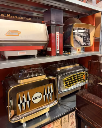 macchine da caffe da collezione da museo