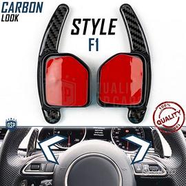 PALETTE Cambio al Volante AUDI Q7 4L Leve Carbonio