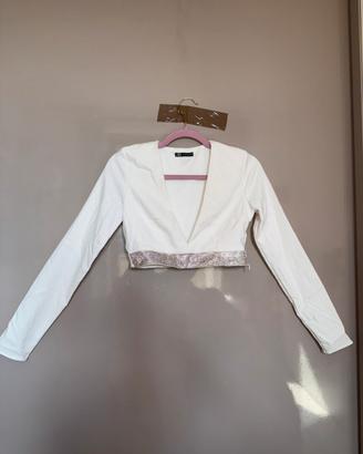 Top Zara bianco