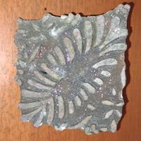 raro timbro vintage legno