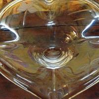 piatto vetro vintage 