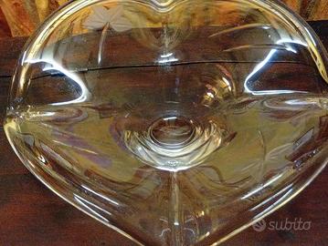 piatto vetro vintage 