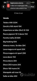 Pezzi di ricambio bici