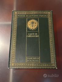 Libro Poesie di G Pascoli - Canti di Castelvecchio