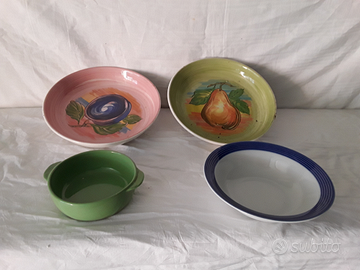 Piatti e ciotola in ceramica colorati - Arredamento e Casalinghi In vendita  a Torino