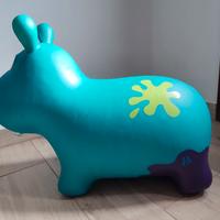 Ippopotamo gonfiabile cavalcabile