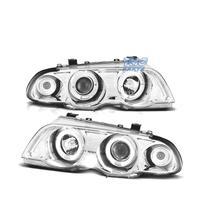 FARI BMW E46 98-01 ANGEL EYES FONDO CROMATO