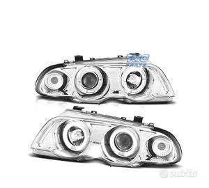 FARI BMW E46 98-01 ANGEL EYES FONDO CROMATO