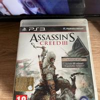Assassin's creed 3 per ps3
