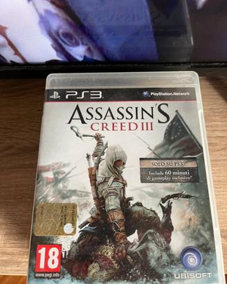 Assassin's creed 3 per ps3