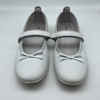 Ballerine da bambina in pelle bianca