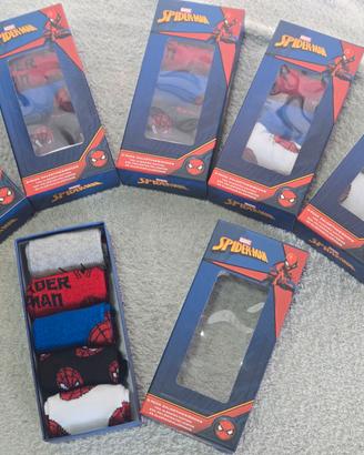 CONFEZIONE 5 PZ. CALZINI SPIDER-MAN NR. 31/34
