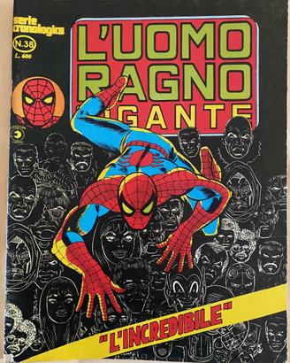 Fumetto L'uomo ragno gigante nr.38 1979 agosto