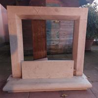 soglia base cornice caminetto stufa