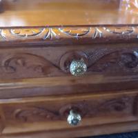 Portagioie artigianale, costruito da un antiquario