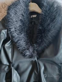 Giacca in pelle e pelliccia