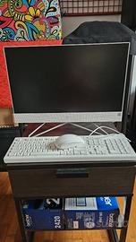 PC All-in-One HP 22" Bianco W11 8GB Ram i3 SSD