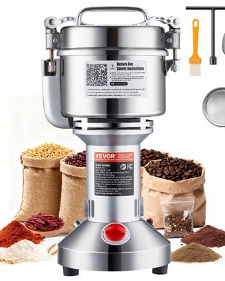 Mulino Elettrico per Cereali Macina Spezie 2000 W