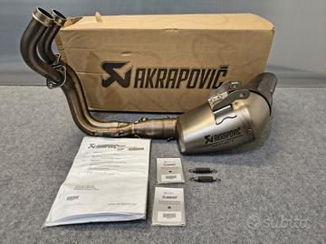 Impianto di scarico completo Yamaha Akrapovic MT07