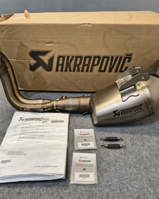 Impianto di scarico completo Yamaha Akrapovic MT07