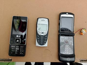 tre cellulari vintage