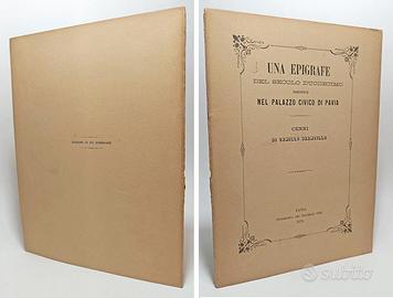 UNA EPIGRAFE DEL SECOLO DUODECIMO... 1873