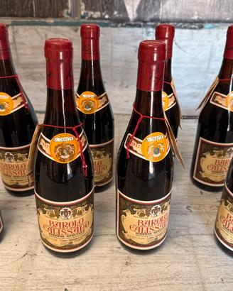 Barolo Calissano 1967 otto bottiglie