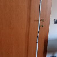 Lampada da terra piantana bianca potenziometro