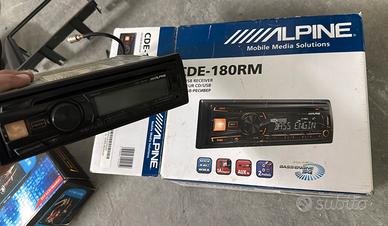 stereo alpine cde-180rm cd/usb