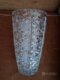 Vaso cristallo Boemia
