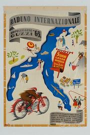 Manifesto raduno moto guzzi guzzino