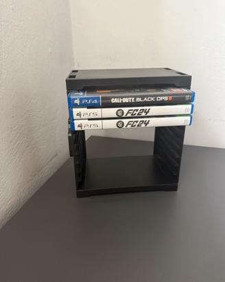Porta Giochi PS4 PS5 - 12 Slot - Salvaspazio