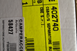 CSB40-S Separatore di carica per batterie Camper