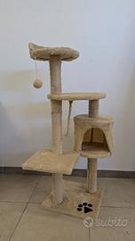 Albero Tiragraffi per Gatti 114cm usato pochissimo