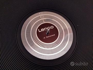 Disco stroboscopico LENCO per giradischi