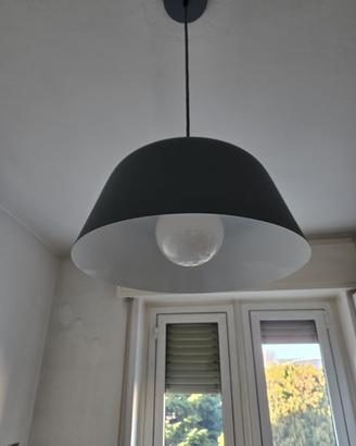 Lampadario sospeso grigio