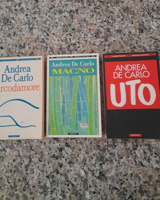 Andrea De Carlo set 3 libri Bompiani