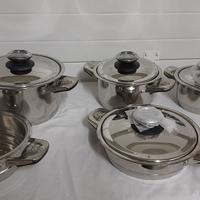 BATTERIA CUCINA PENTOLE PLATINUM