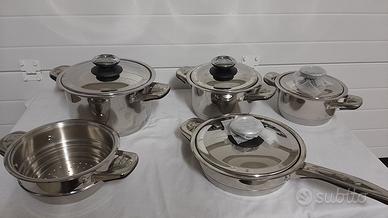 BATTERIA CUCINA PENTOLE PLATINUM