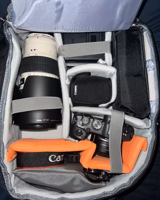 Kit canon eos r8+(50mm)+(70-200)