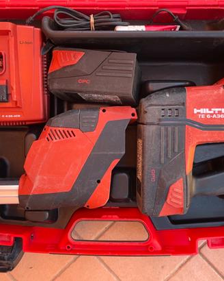 Perforatore a batteria Hilti TE 6-A36 + TE DRS-6-A