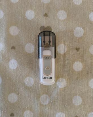 Chiavetta USB 3.0 Lexar JumpDrive V100 128GB