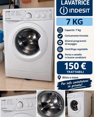 🧺 LAVATRICE INDESIT 7 KG – IN BUONE CONDIZIONI