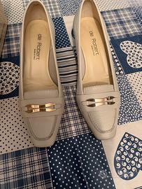Scarpe sfoderate colore panna