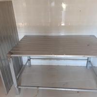 tavolo +pianale acciaio inox