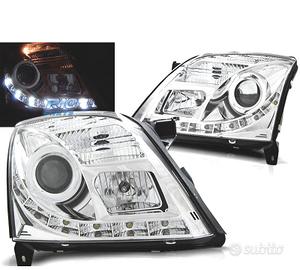 FARI PER OPEL VECTRA C 02-05 LUCE DIURNA A LED CRO