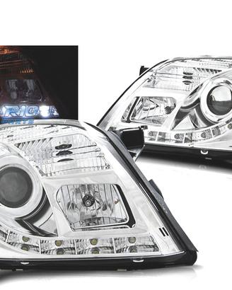 FARI PER OPEL VECTRA C 02-05 LUCE DIURNA A LED CRO