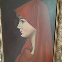 Quadro con cornice dorata cm.81x62