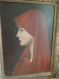 Quadro con cornice dorata cm.81x62